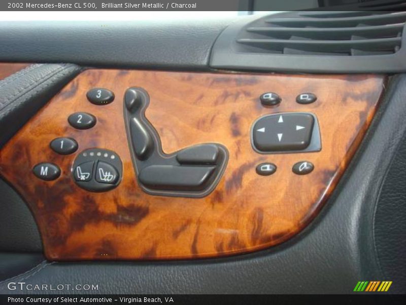 Brilliant Silver Metallic / Charcoal 2002 Mercedes-Benz CL 500