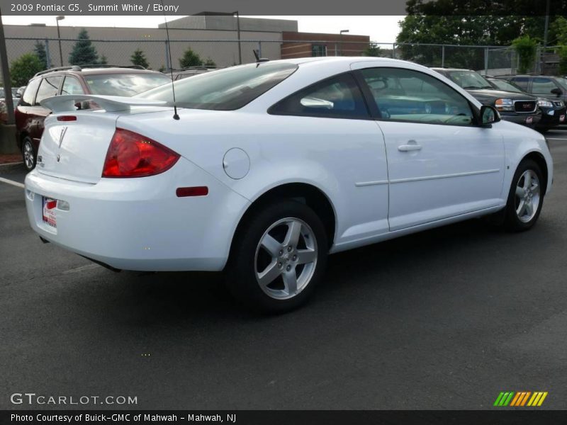 Summit White / Ebony 2009 Pontiac G5