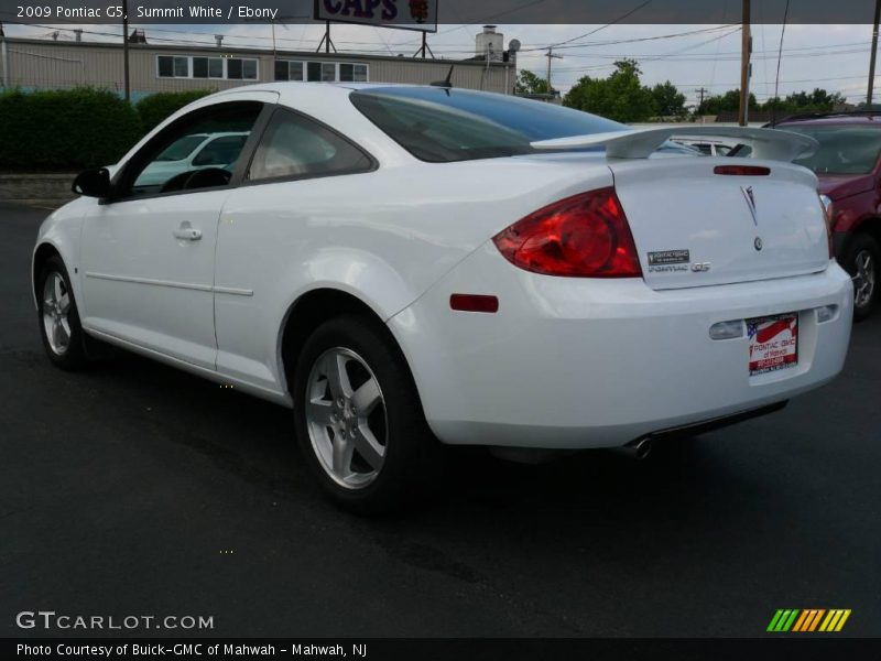 Summit White / Ebony 2009 Pontiac G5