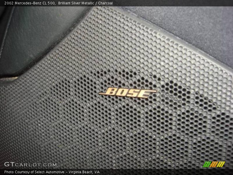 Brilliant Silver Metallic / Charcoal 2002 Mercedes-Benz CL 500