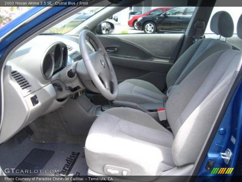 Crystal Blue / Frost 2003 Nissan Altima 3.5 SE