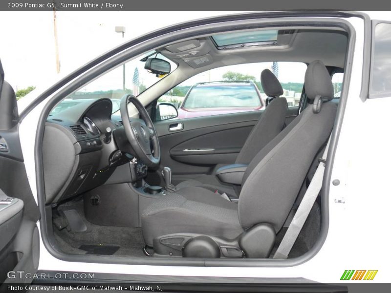 Summit White / Ebony 2009 Pontiac G5