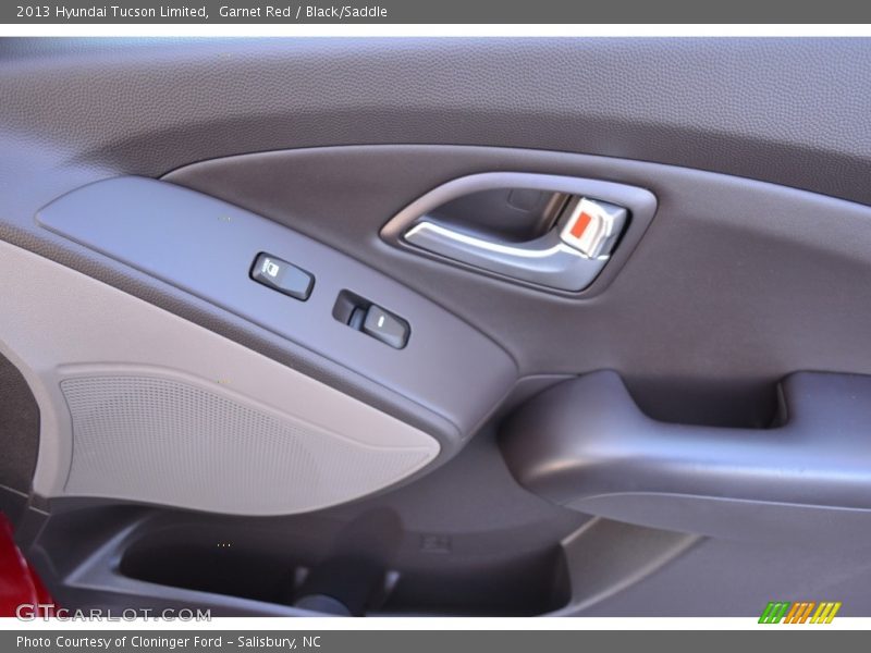 Garnet Red / Black/Saddle 2013 Hyundai Tucson Limited