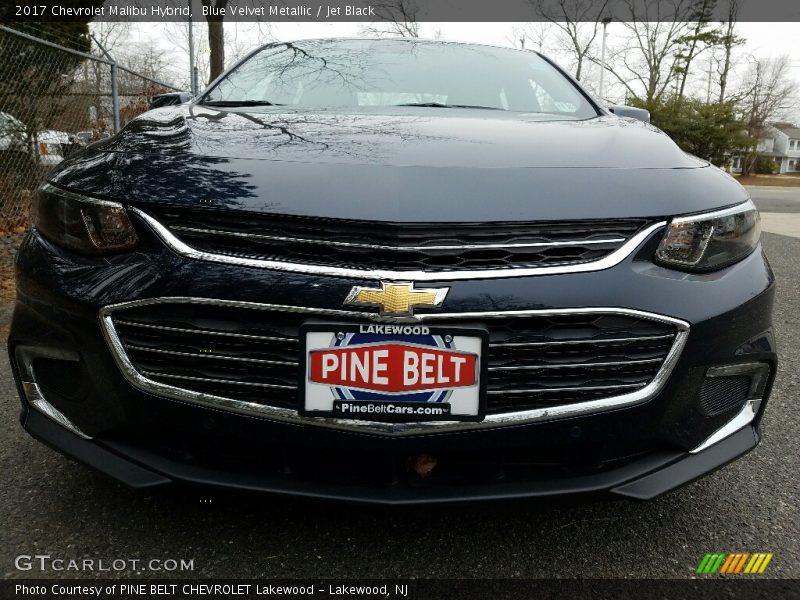 Blue Velvet Metallic / Jet Black 2017 Chevrolet Malibu Hybrid
