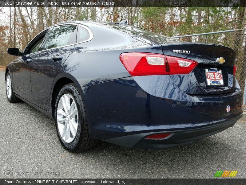 Blue Velvet Metallic / Jet Black 2017 Chevrolet Malibu Hybrid