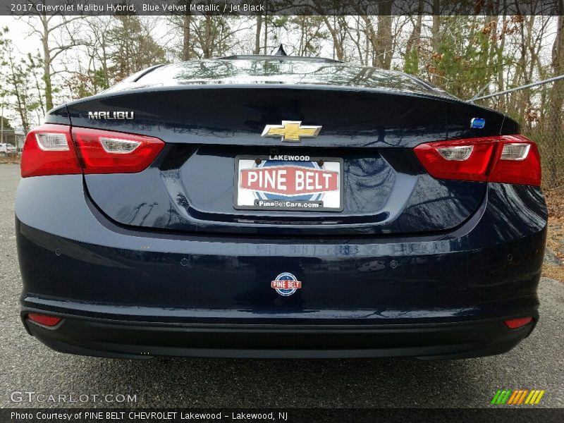 Blue Velvet Metallic / Jet Black 2017 Chevrolet Malibu Hybrid