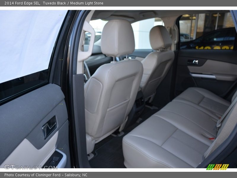 Tuxedo Black / Medium Light Stone 2014 Ford Edge SEL