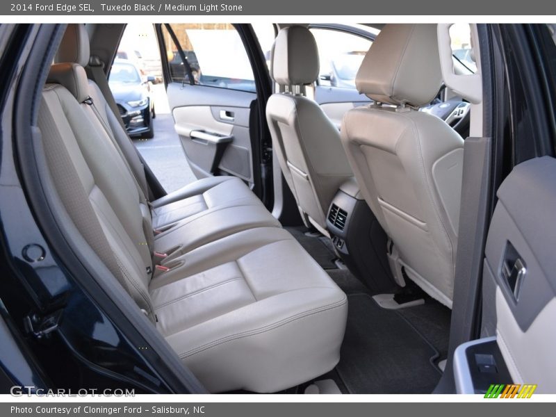 Tuxedo Black / Medium Light Stone 2014 Ford Edge SEL