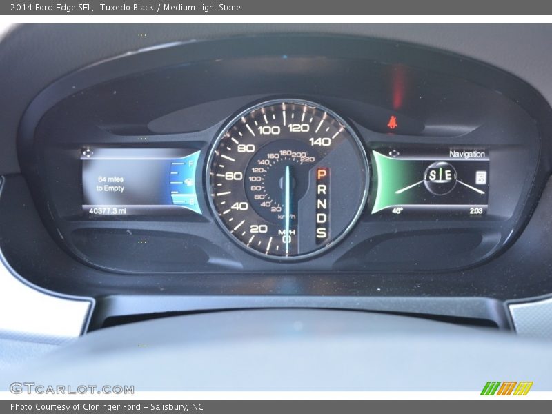 Tuxedo Black / Medium Light Stone 2014 Ford Edge SEL