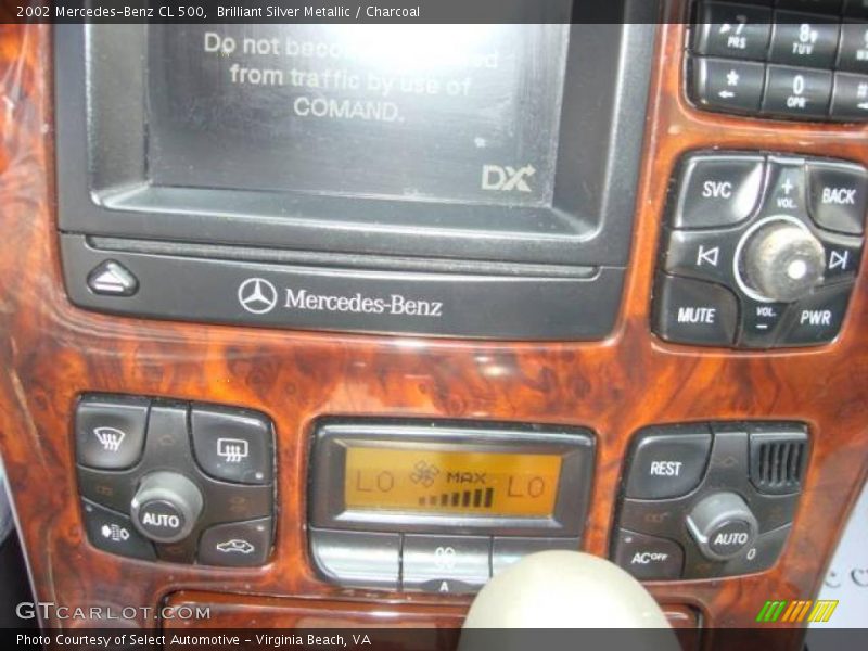 Brilliant Silver Metallic / Charcoal 2002 Mercedes-Benz CL 500