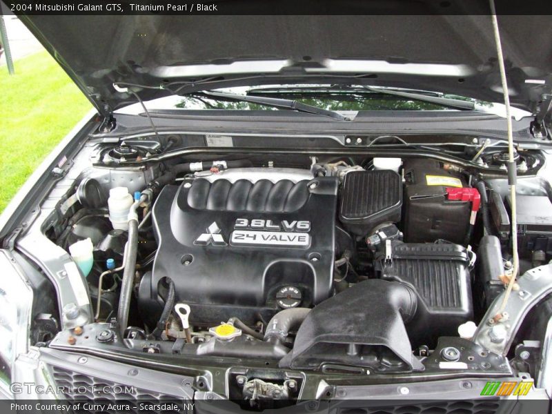 Titanium Pearl / Black 2004 Mitsubishi Galant GTS