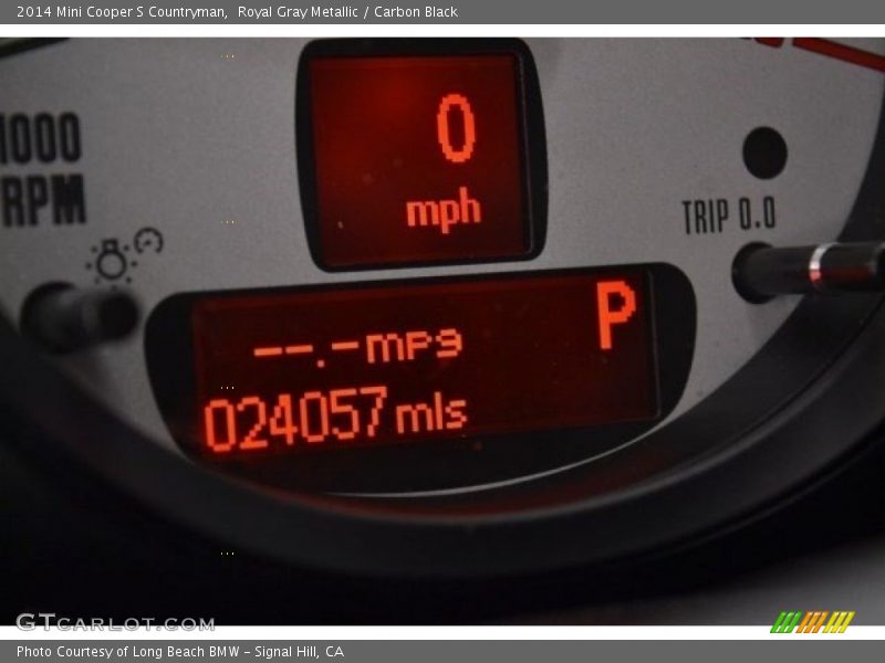 Royal Gray Metallic / Carbon Black 2014 Mini Cooper S Countryman