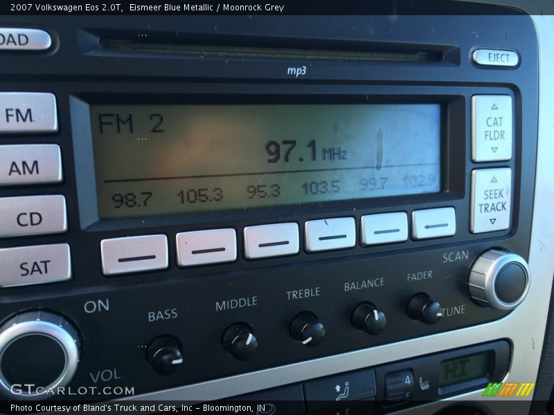 Eismeer Blue Metallic / Moonrock Grey 2007 Volkswagen Eos 2.0T