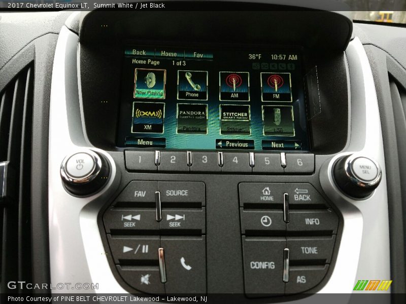 Summit White / Jet Black 2017 Chevrolet Equinox LT