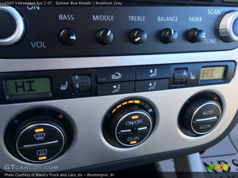 Eismeer Blue Metallic / Moonrock Grey 2007 Volkswagen Eos 2.0T