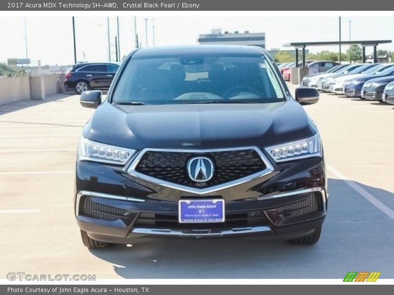 Crystal Black Pearl / Ebony 2017 Acura MDX Technology SH-AWD