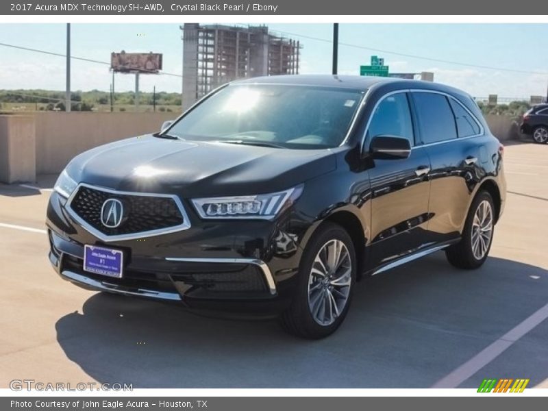 Crystal Black Pearl / Ebony 2017 Acura MDX Technology SH-AWD