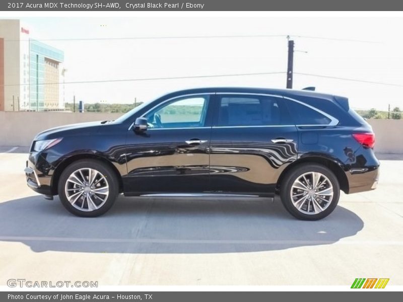 Crystal Black Pearl / Ebony 2017 Acura MDX Technology SH-AWD
