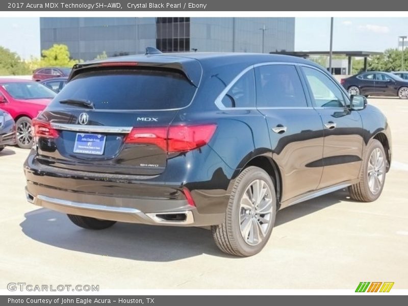 Crystal Black Pearl / Ebony 2017 Acura MDX Technology SH-AWD