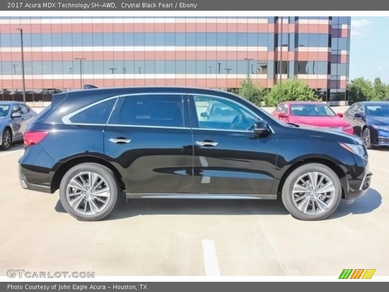 Crystal Black Pearl / Ebony 2017 Acura MDX Technology SH-AWD
