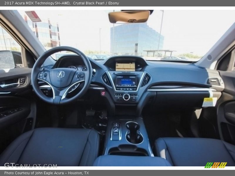 Crystal Black Pearl / Ebony 2017 Acura MDX Technology SH-AWD