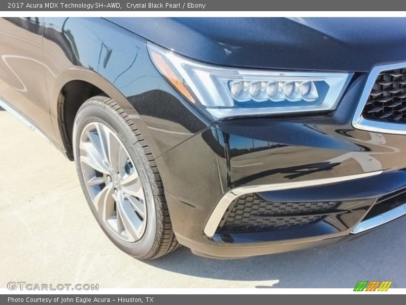Crystal Black Pearl / Ebony 2017 Acura MDX Technology SH-AWD