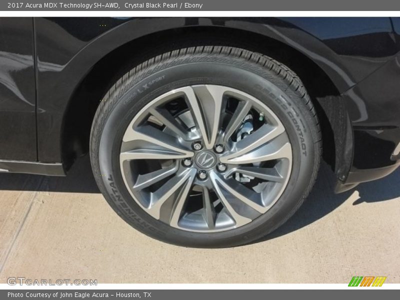 Crystal Black Pearl / Ebony 2017 Acura MDX Technology SH-AWD
