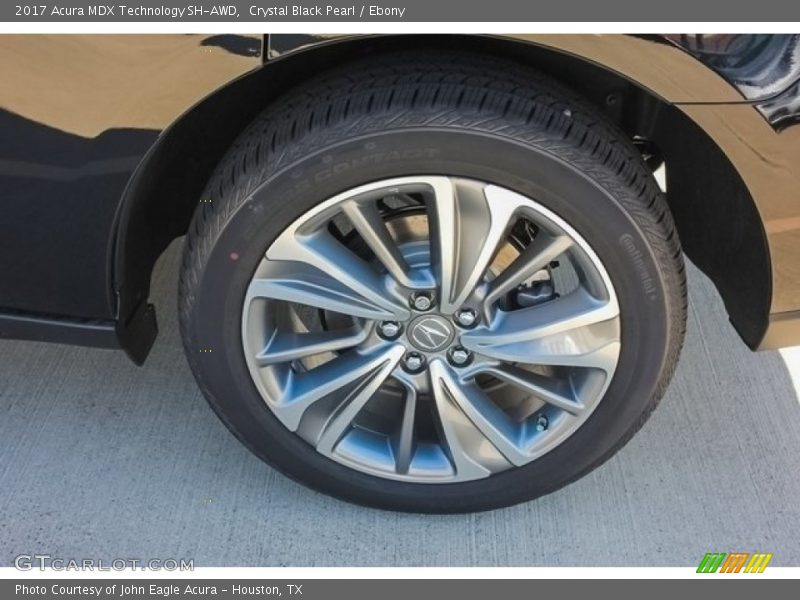 Crystal Black Pearl / Ebony 2017 Acura MDX Technology SH-AWD