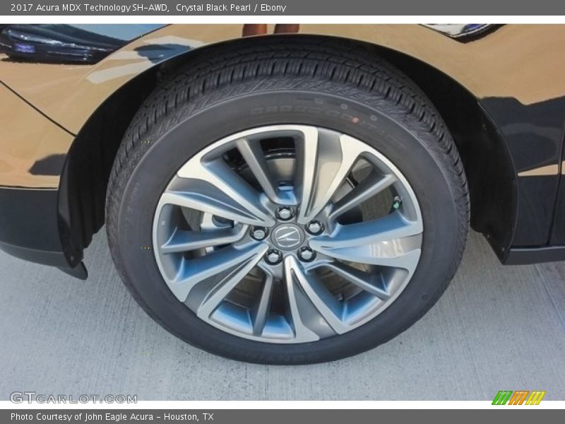 Crystal Black Pearl / Ebony 2017 Acura MDX Technology SH-AWD