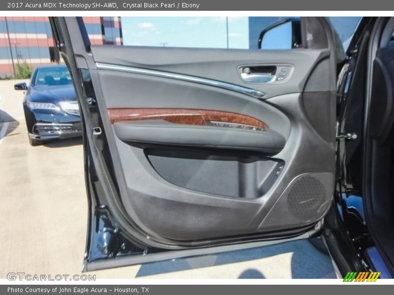 Crystal Black Pearl / Ebony 2017 Acura MDX Technology SH-AWD