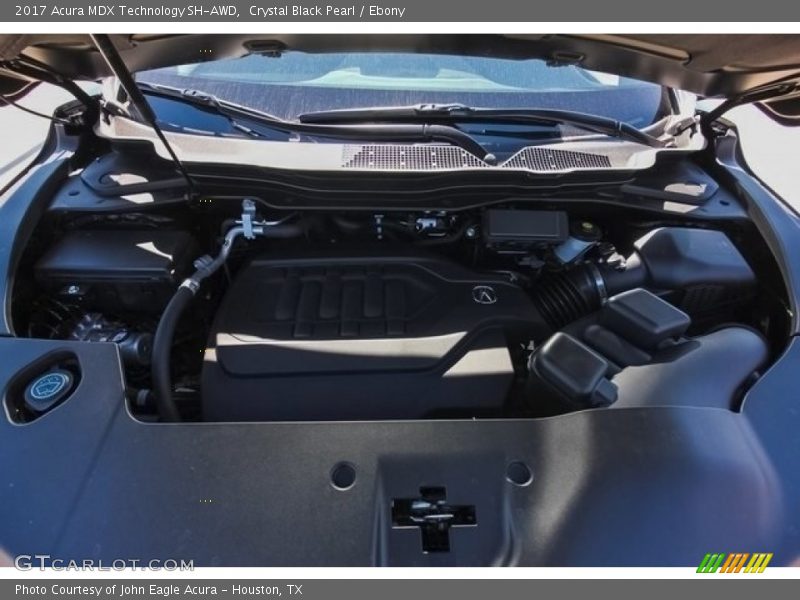 Crystal Black Pearl / Ebony 2017 Acura MDX Technology SH-AWD