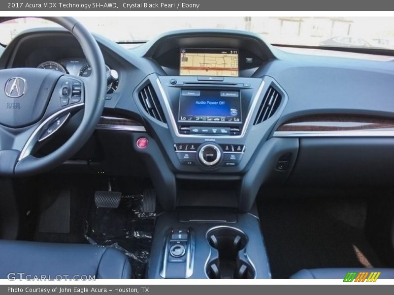 Crystal Black Pearl / Ebony 2017 Acura MDX Technology SH-AWD