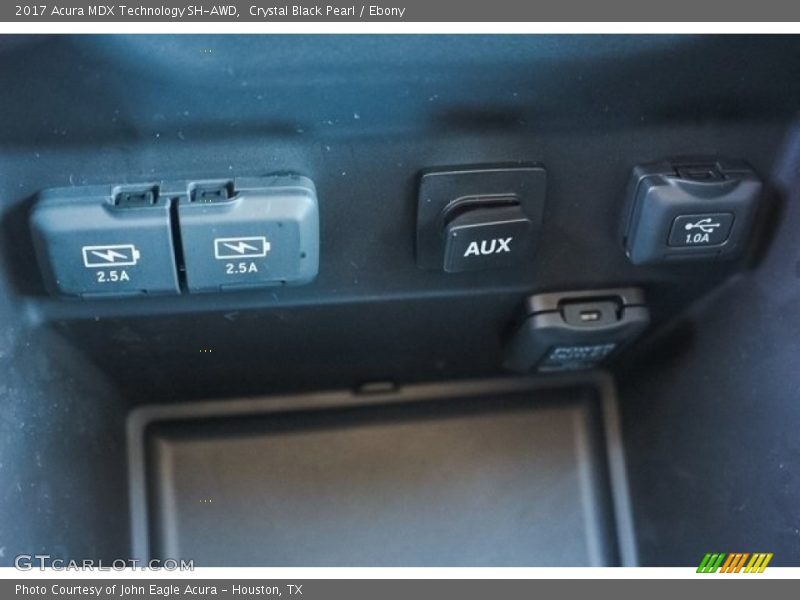 Crystal Black Pearl / Ebony 2017 Acura MDX Technology SH-AWD