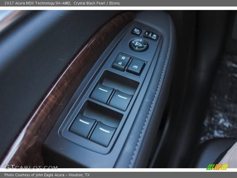 Crystal Black Pearl / Ebony 2017 Acura MDX Technology SH-AWD