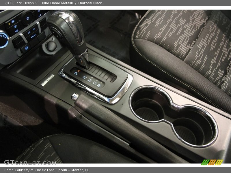 Blue Flame Metallic / Charcoal Black 2012 Ford Fusion SE