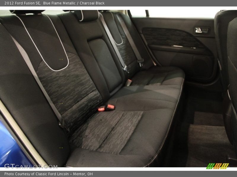 Blue Flame Metallic / Charcoal Black 2012 Ford Fusion SE