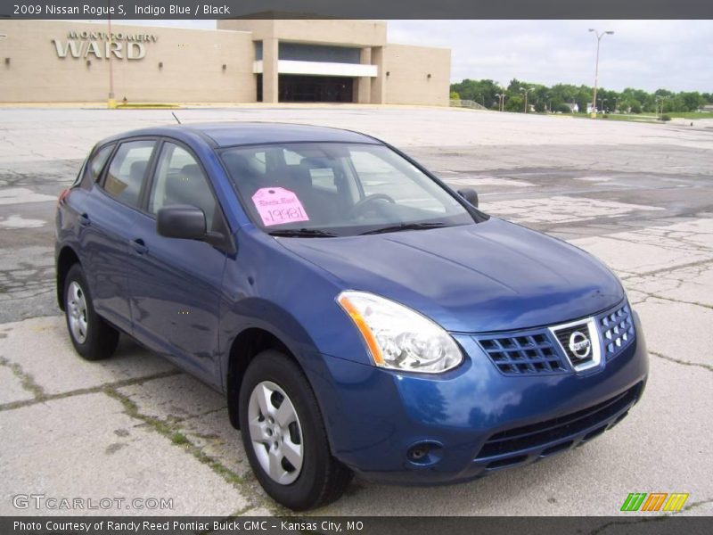 Indigo Blue / Black 2009 Nissan Rogue S