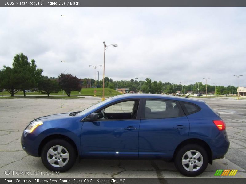 Indigo Blue / Black 2009 Nissan Rogue S