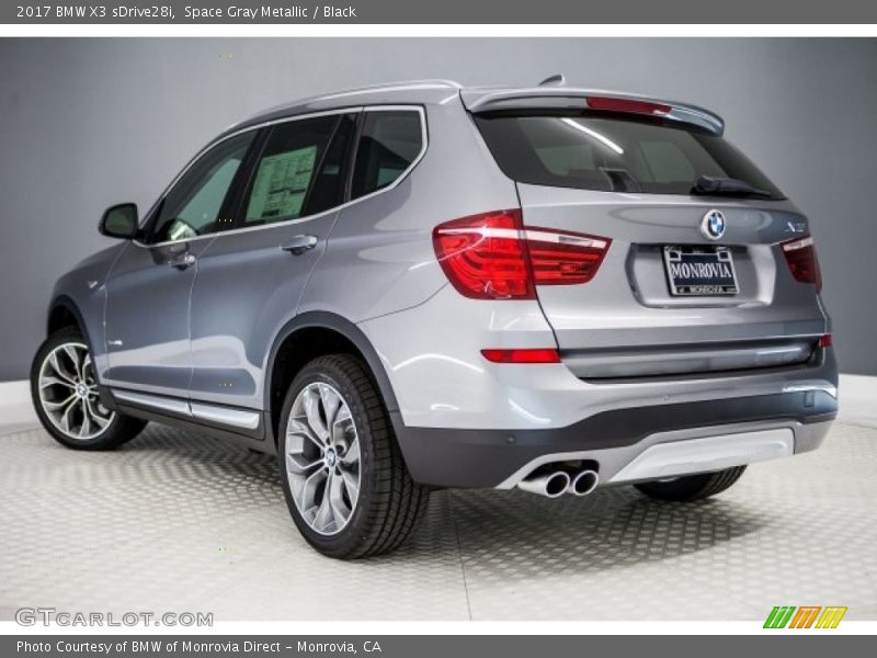 Space Gray Metallic / Black 2017 BMW X3 sDrive28i