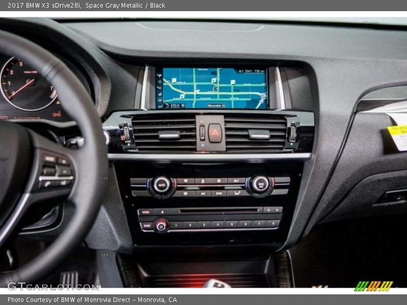 Space Gray Metallic / Black 2017 BMW X3 sDrive28i