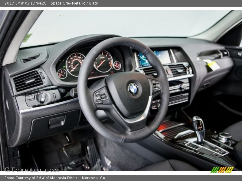 Space Gray Metallic / Black 2017 BMW X3 sDrive28i