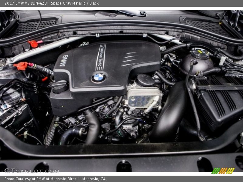 Space Gray Metallic / Black 2017 BMW X3 sDrive28i
