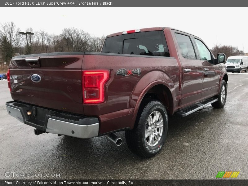 Bronze Fire / Black 2017 Ford F150 Lariat SuperCrew 4X4
