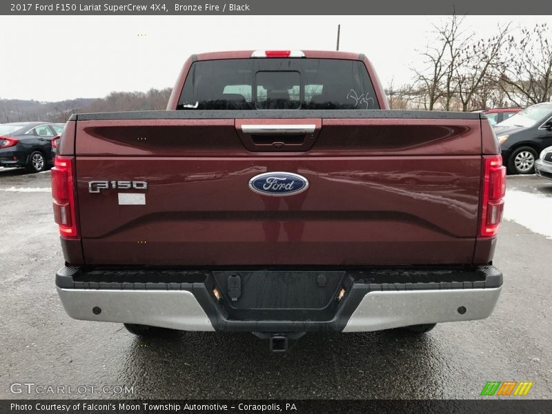 Bronze Fire / Black 2017 Ford F150 Lariat SuperCrew 4X4