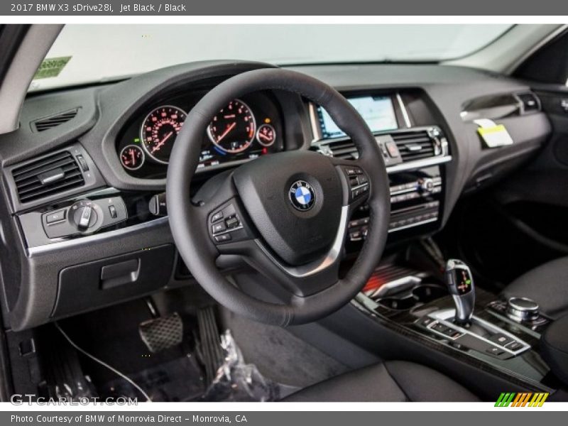 Jet Black / Black 2017 BMW X3 sDrive28i