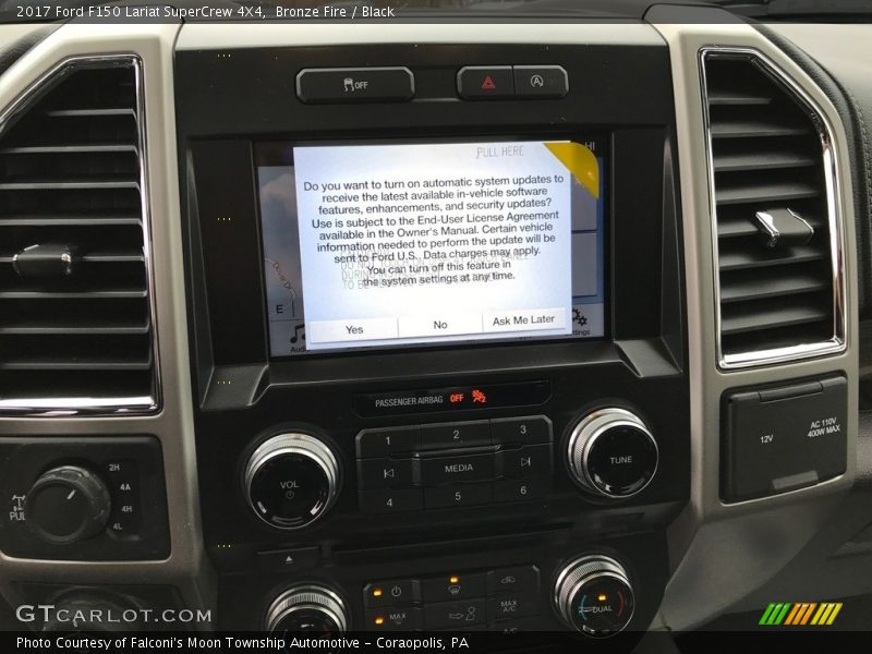 Bronze Fire / Black 2017 Ford F150 Lariat SuperCrew 4X4