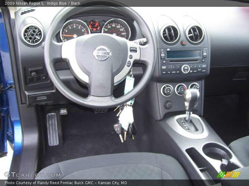 Indigo Blue / Black 2009 Nissan Rogue S