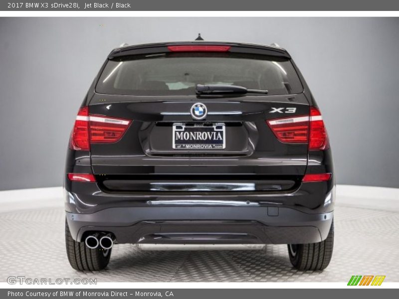 Jet Black / Black 2017 BMW X3 sDrive28i