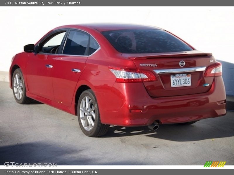 Red Brick / Charcoal 2013 Nissan Sentra SR