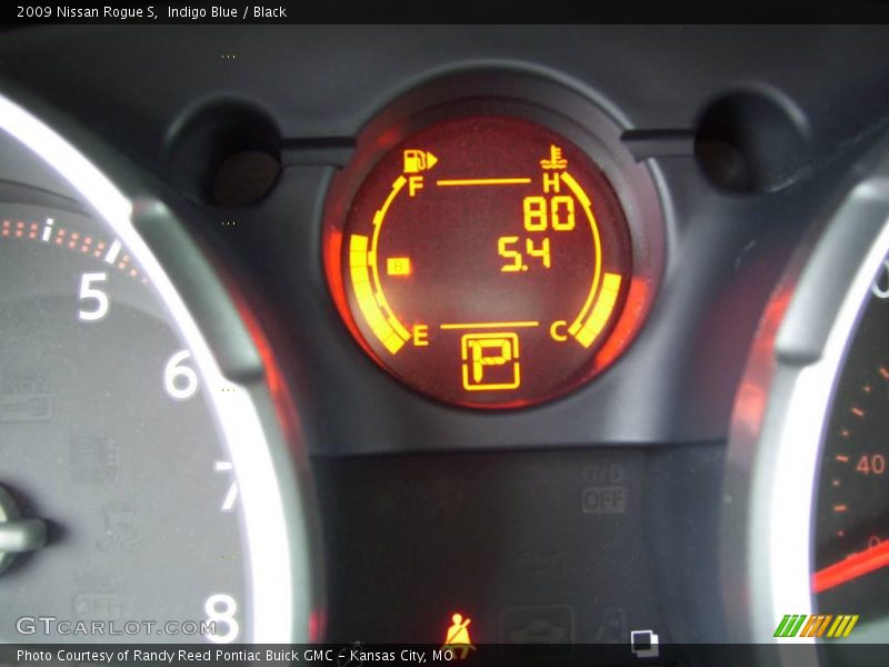 Indigo Blue / Black 2009 Nissan Rogue S